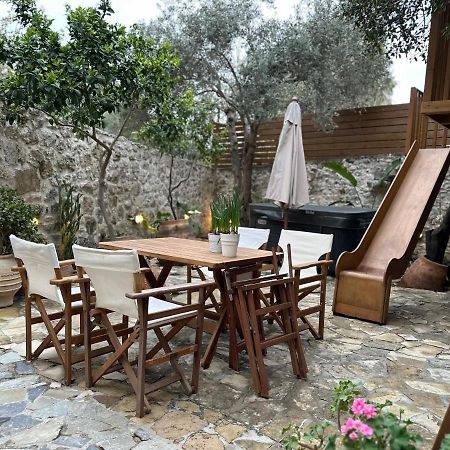 Mk Cottage With Breakfast And Jacuzzi Sarkhos Екстер'єр фото